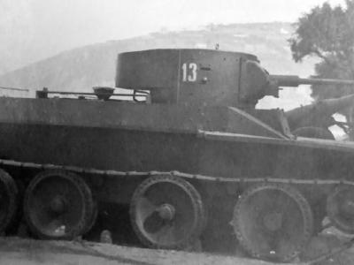 BT 5 tank in Spain