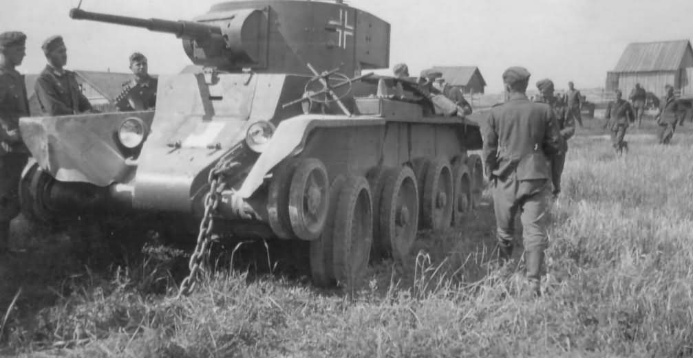Panzer BT 7 742(r) Polizei Panzer Brigade Ostfront