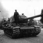 IS-2 tanks in Vyborg 1944