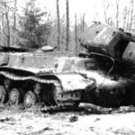 Destroyed Heavy tank IS-2 2