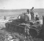 Early KV1 model 1940 Tank Witebsk Belarus