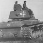 German KV-1 of unknown Wehrmacht unit with balkenkreuz