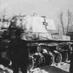 German Tank KV-1 model 1941 winter camo