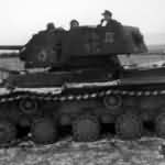 German tank KV-1 left side