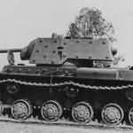 KV-1 heavy tank – turret protected by an additional extra armor