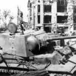 heavy tank KV-1 model 1941 destroyed
