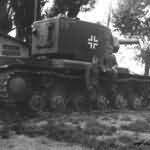 German KV-2 tank 13