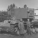 KV2 tank after capture by German forces, Summer 1941
