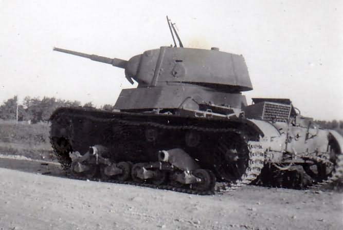 T-26 tank model 1939 Krasnodar August 1942