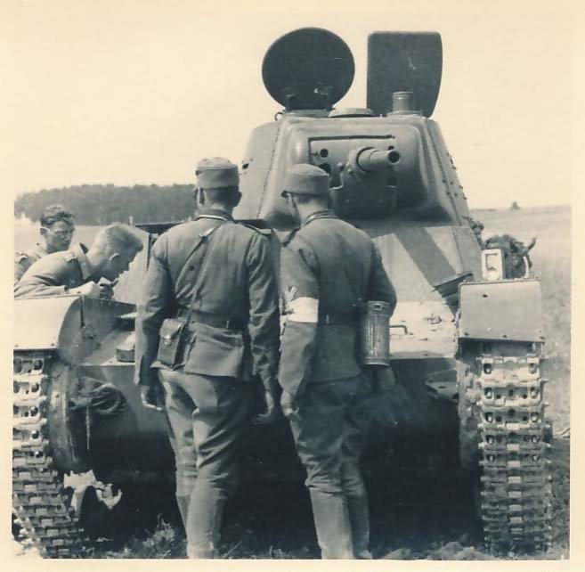 T-26 tank model 1939 – abandoned during the Operation Barbarossa