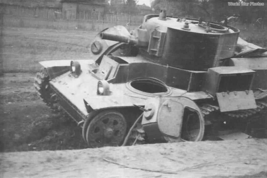 Destroyed T-28E
