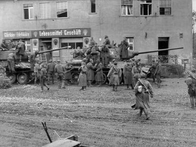 T-34-85 of the 12th Guard Tank Corps. 1945