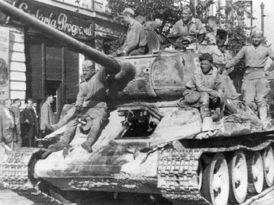 T-34/85 in Bukarest 1944