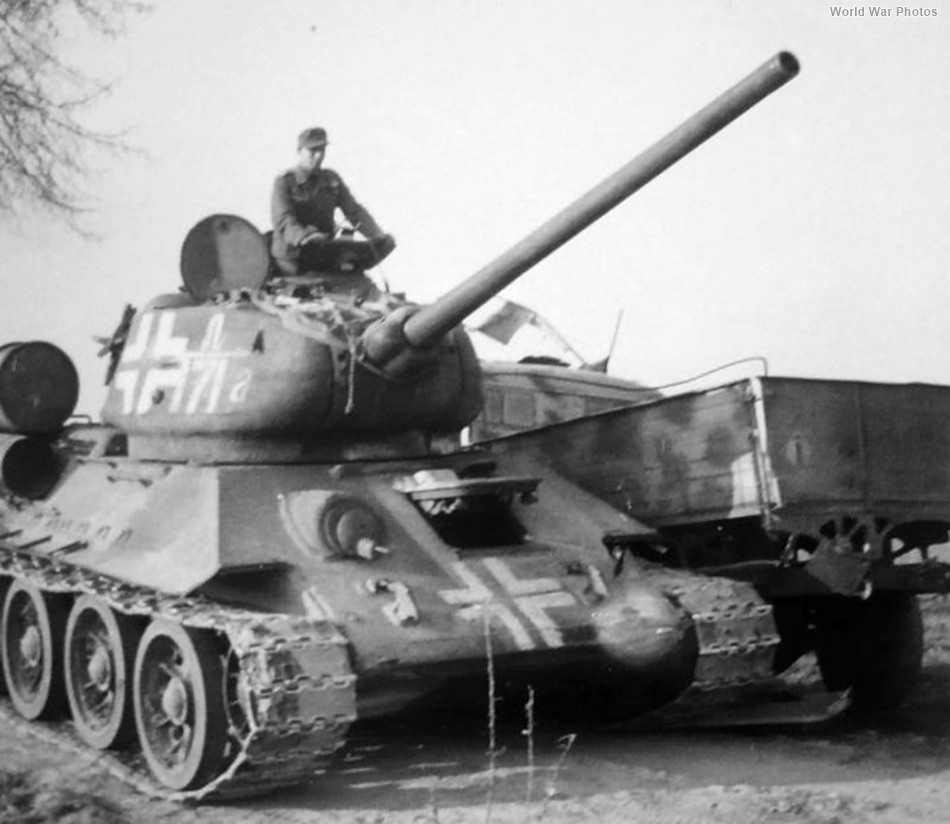 German T-34-85 ex 25th Guards Tank Brigade