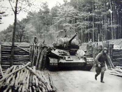 T-34/85 tank of the 7th Guards tank corps