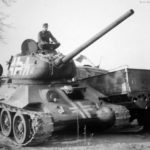 German T-34-85 ex 25th Guards Tank Brigade