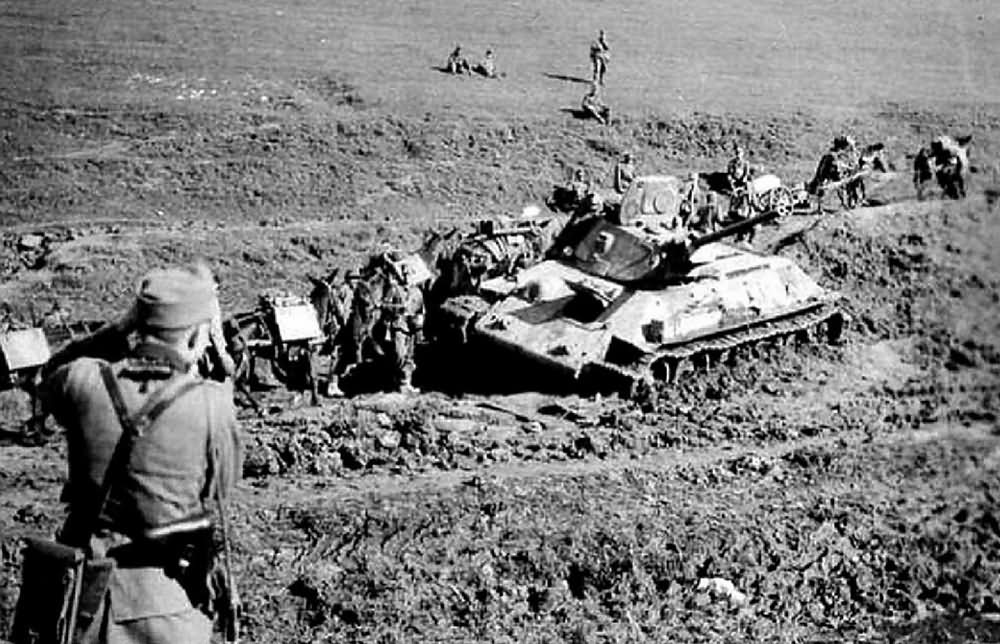T-34 tank eastern front destroyed 60