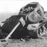 Destroyed by internal explosion tank T-34