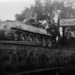 T-34 soviet tank in Grodno 1941