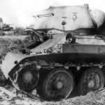 T-34 tank code 3 with Uralmash turret destroyed