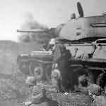 T-34 tank with Uralmash turret and Panzergrenadiers