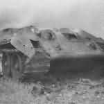 burning T-34 tank 4