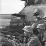 T-34 and german soldiers