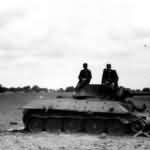 Destroyed T-34 tank Dubno