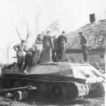 Captured T-34/76 tank