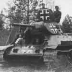 T-34/76 tank in german Wehrmacht service 52