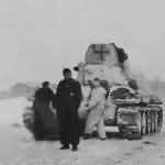 T-34 tank early in German Wehrmacht Service – winter