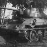 T-34/76 tank in german Wehrmacht service 69