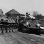 Captured T-34 (model 1940) tanks 1941
