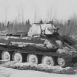 knocked out T-34 tank