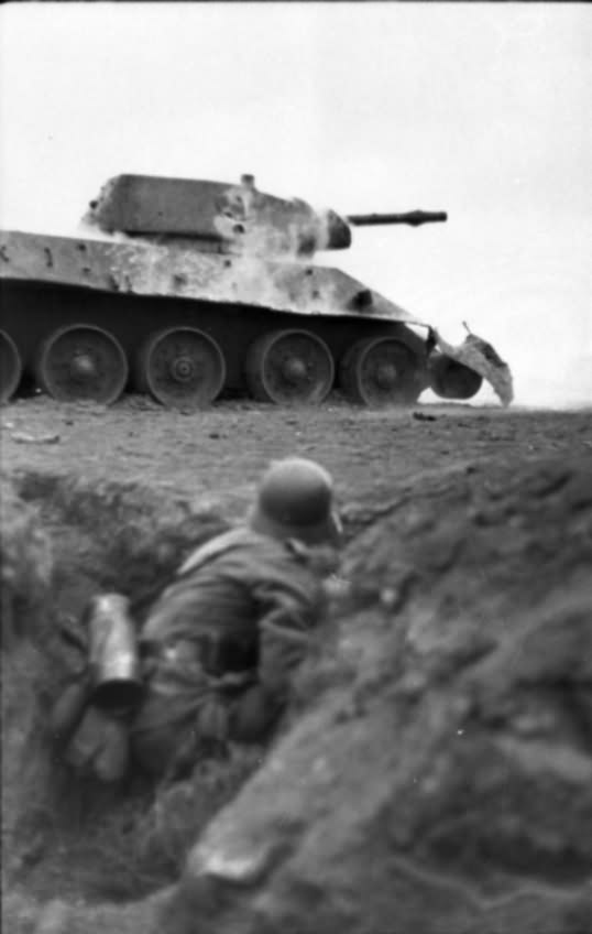 burned out T-34 3