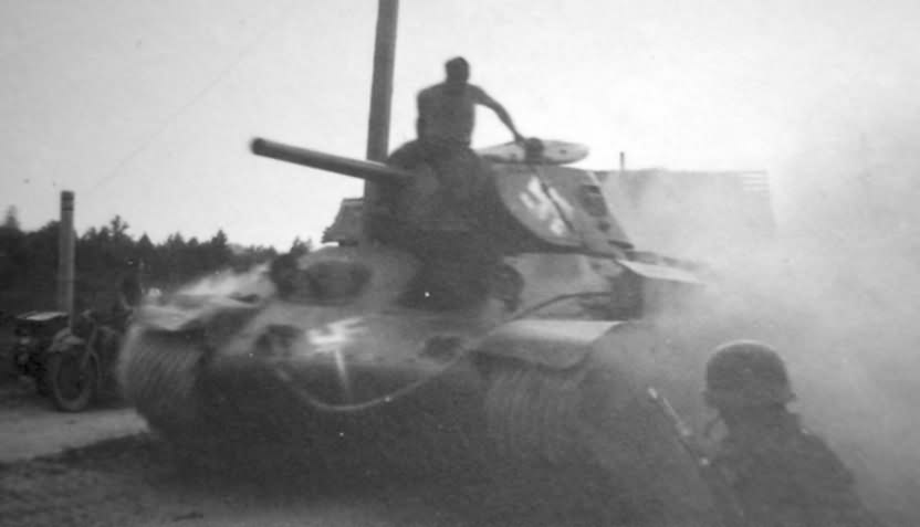 Captured T-34/76 early