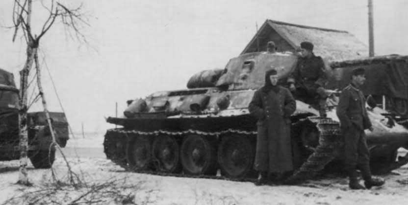 Captured T-34 eastern front