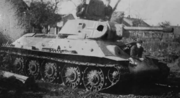 T-34/76 tank in German Wehrmacht Service 24