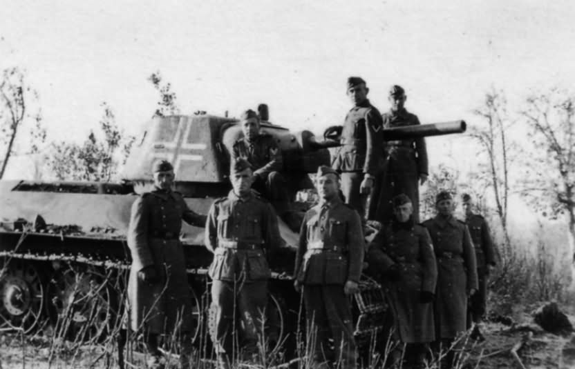 T-34/76 tank in german Wehrmacht service 62
