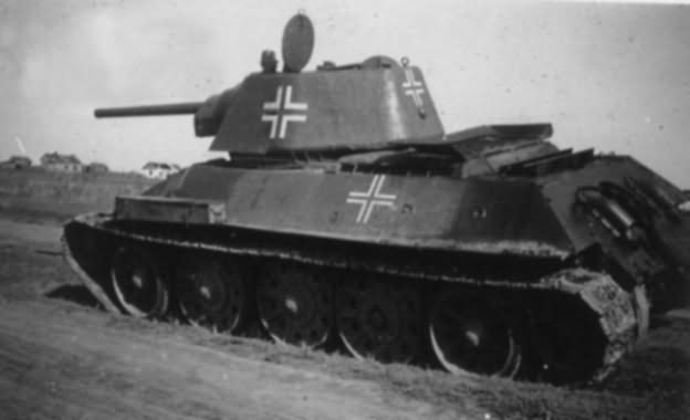 T-34/76 tank in German Wehrmacht Service 19