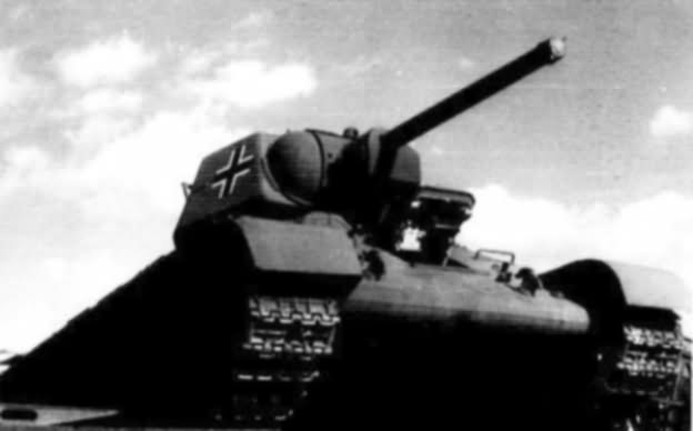 T-34/76 tank in german Wehrmacht service 45