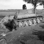 Captured T-34 tank 17