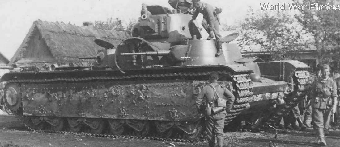 Soviet multi-turreted heavy tank T-35 45