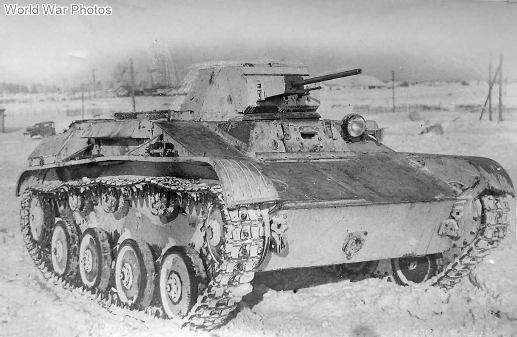 Light tank T-60 winter