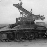destroyed BM-8-24 Katyusha